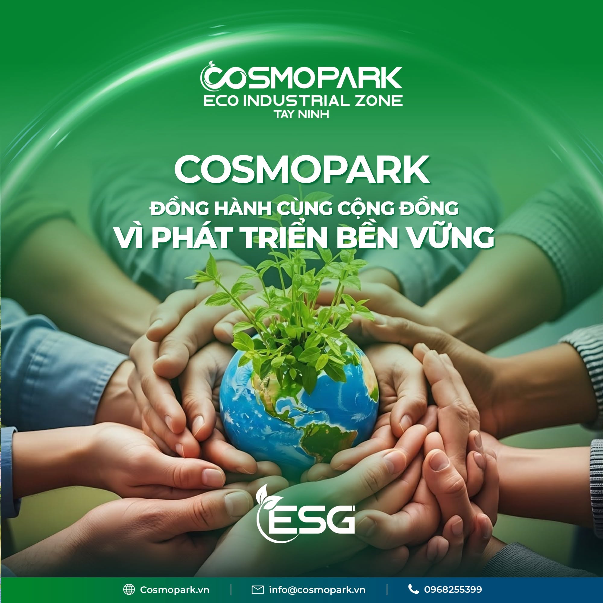 Cosmopark Đồng Hành Cùng Cộng Đồng Vì Phát Triển Bền Vững
